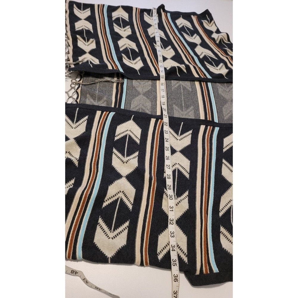 Double Zero Womens Medium Aztec Southwestern Card… - image 7